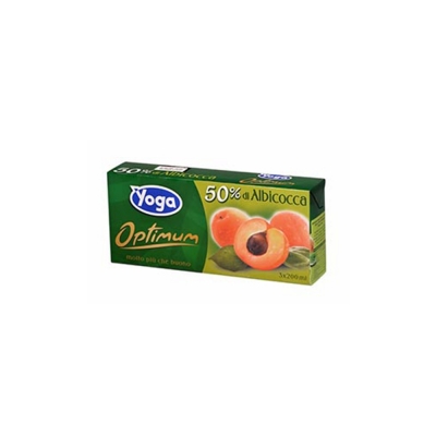 Yoga Apricot Juice and Pulp (3x200ml)