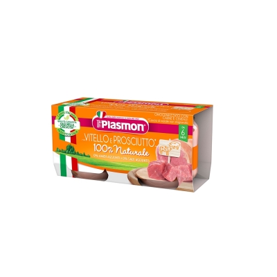 Plasmon Veal-Cooked Ham Meal Puree (2X80g)