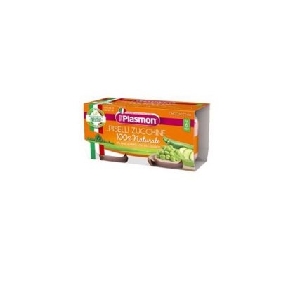 Peas and courgette meal puree Plasmon (2x80g)