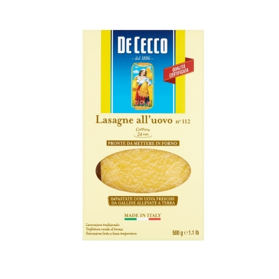 De Cecco Lasagna All'uovo n.112 (500g)