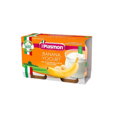 Plasmon Banana-Yogurt Meal Puree (2x120g)