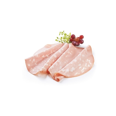 Mortadella from Bologna IGP/PGI Sliced w/pistachio (Approx. 100g)