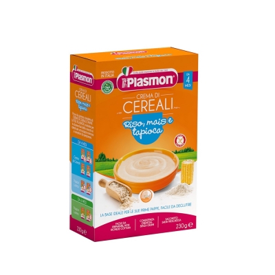 Plasmon Gluten Free Crema di Riso con mais e tapioca (200g)