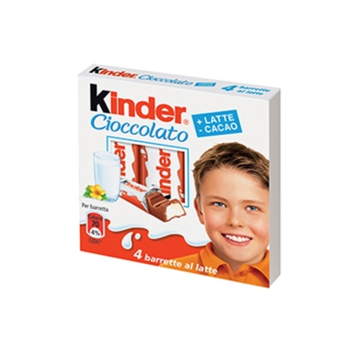 Kinder Milk Chocolate Bars (4x50g)