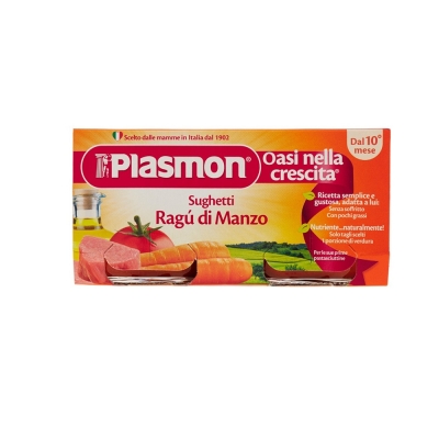 Plasmon Beef Ragu Sauce and Cereal (2x80g)