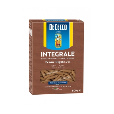 De Cecco Penne Rigate n.41 Wholemeal Pasta (500g)