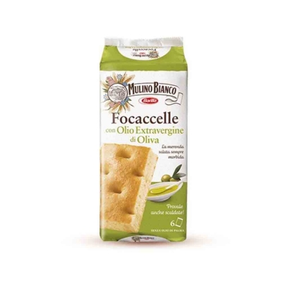 Mulino Bianco Focaccelle with Extra-Virgin Olive Oil (6x33g)