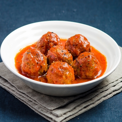 Beef Meatballs in Tomato Sauce - Serves 4 People (500g)