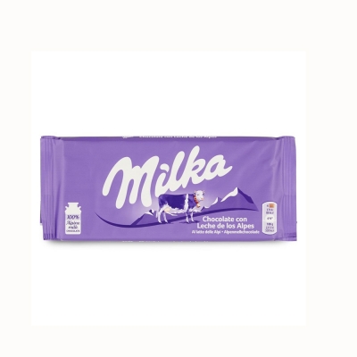 Milka milk chocolate bar (100 g)