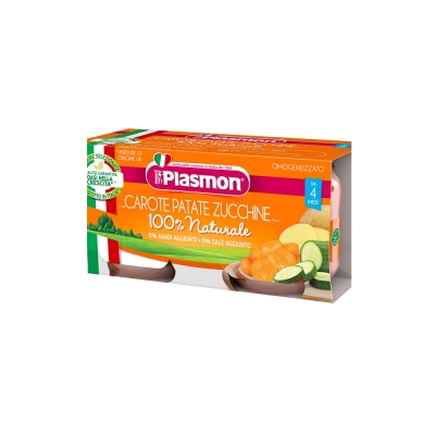 Plasmon courgette, potatoes and carrot meal (2x80gr)