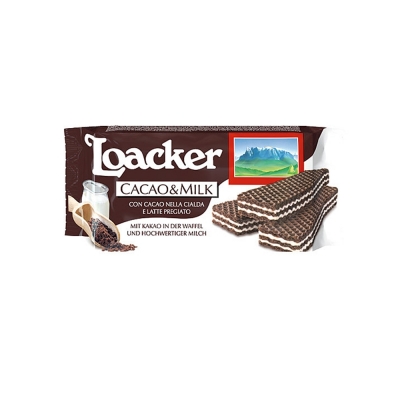 Loacker cacao&milk (4x45g - 180g)