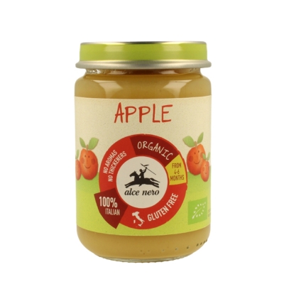 Alce Nero Organic Apple Puree Baby Food (2x80g)