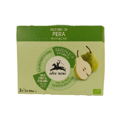 Alce Nero Organic Nectar Pears (3x200g)