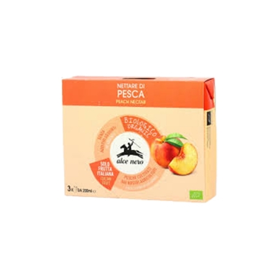 Alce Nero Organic Nectar Peach (3x200)