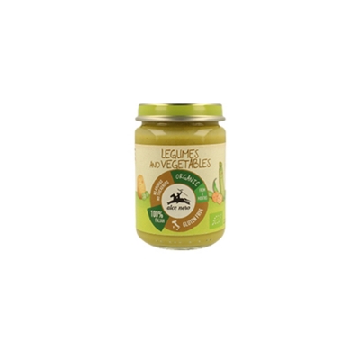 Alce Nero Organic Legumes&Veg Puree Baby Food (2x80g)