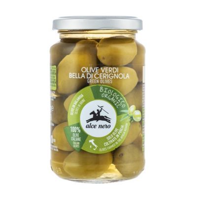 Alce Nero Olive Verdi bella Di Cerignola (350g)