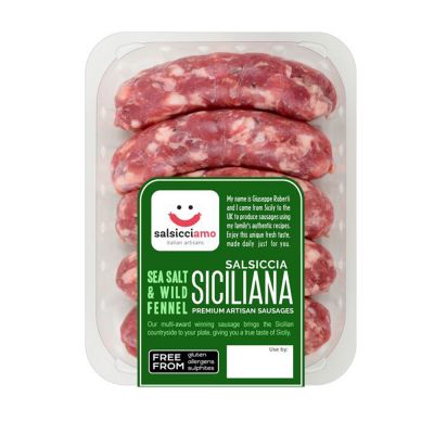 Fresh Italian Sausages with Fennel (Approx. 500g)