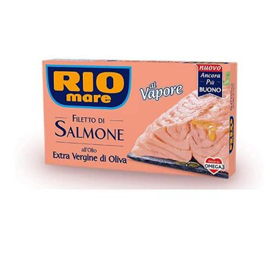 Rio Mare Steamed Salmon in EVO (125g)