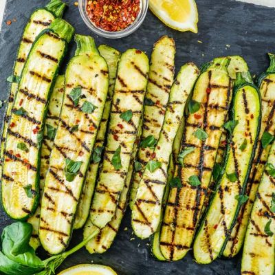 Grilled Courgette - Serves 5 People (500g)