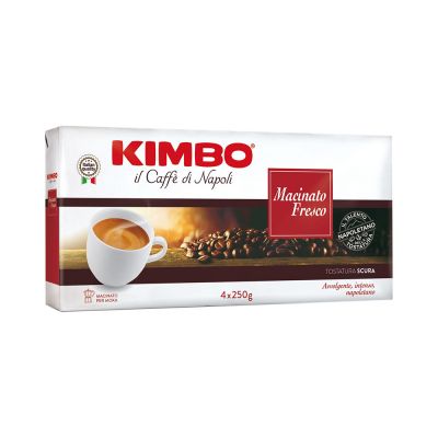 Kimbo Coffee - Macinato Fresco (4x250g)