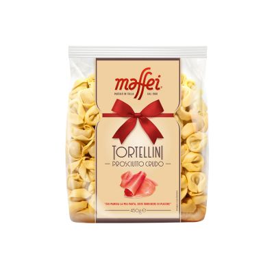 Maffei Tortellini prosciutto crudo - Fresh egg pasta with ham - 450g