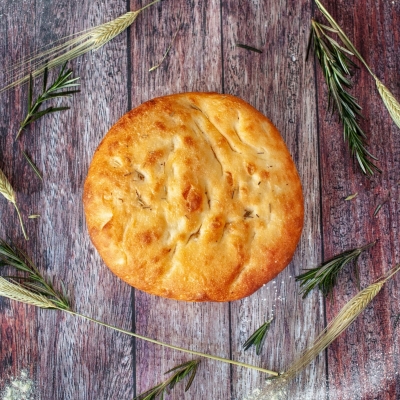 Altamura Bread: Focaccia Salt and Rosemary 250g (Bake at Home)