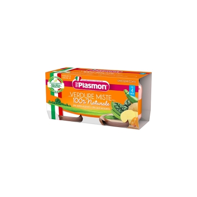 Plasmon Mixed Vegetables Puree Meal (2x80g)