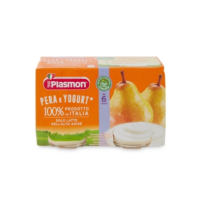 Plasmon Pear-Yogurt Meal Puree (2x120g)