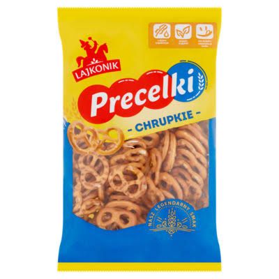 Lajkonik Precelki Chrupkie (Crunchy Salty Pretzels) 130g