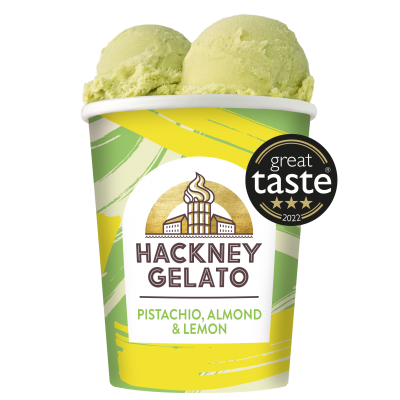 Hackney Pistacchio,Almond&Lemon Gelato (460ml)