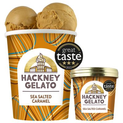 Hackney Sea Salt Caramel Gelato (460ml)