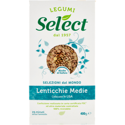 Select Dry Medium Lentils (500g)