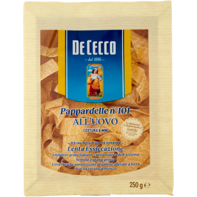 De Cecco Pappardelle all`uovo n. 101 (250g)