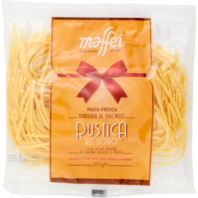 Maffei Spaghetti Alla Chitarra fresh egg pasta - Linea Rustica - 250g