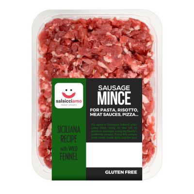 SAUSAGE MINCE 500g Siciliana with wild fennel (Approx. 500g)