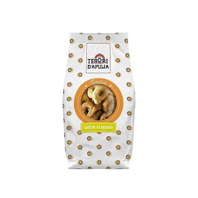 Tesori D'apulia Tarallini with Extra Virgin Olive Oil (200gr)