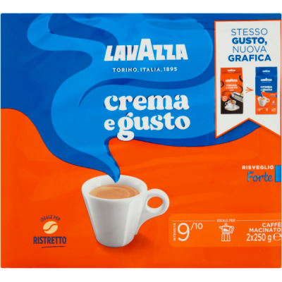 Lavazza Coffee Crema e Gusto - Gusto Forte (2x250g)