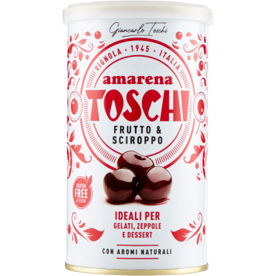 Toschi Amarena Cherry Fruit & Syrup (400gr)