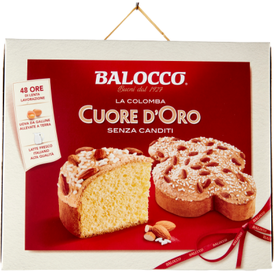 Balocco Colomba No Candid Fruit  (750g)