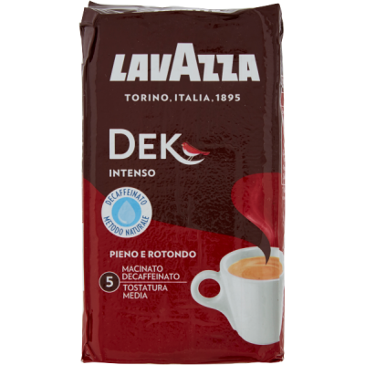 Lavazza Coffee Dek Decaffeinated Gusto Intenso (250g)