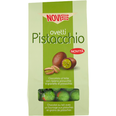 Novi chocolate-Pistachio Mini Eggs (160g)