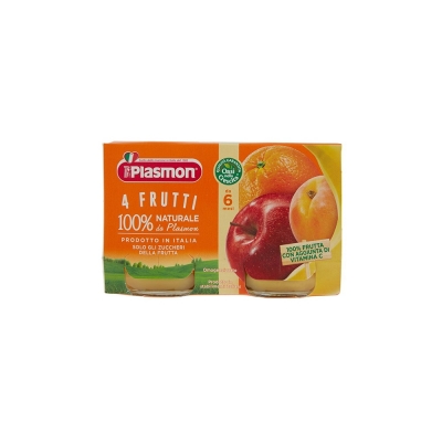 Plasmon 4 Fruits meal puree (2x104g)