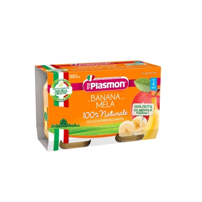 Banana-Apple meal puree Plasmon (2x104g)